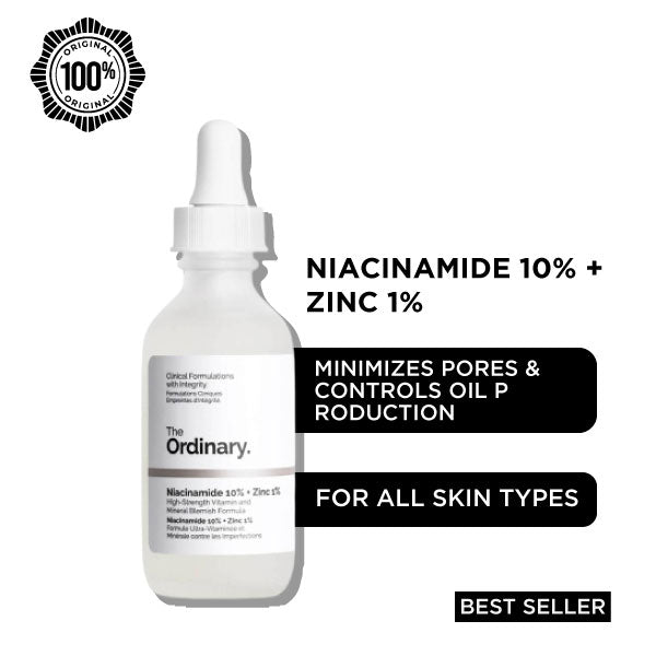 Fresh Imported The Ordinary- Niacinamide 10% + Zinc 1% 30Ml