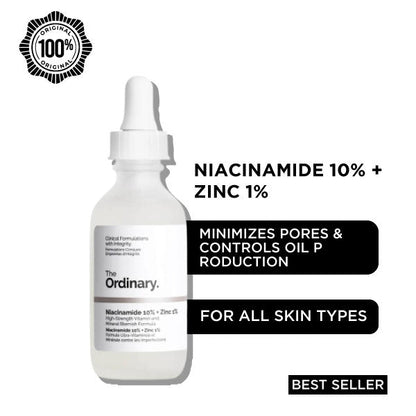 Fresh Imported The Ordinary- Niacinamide 10% + Zinc 1% 30Ml